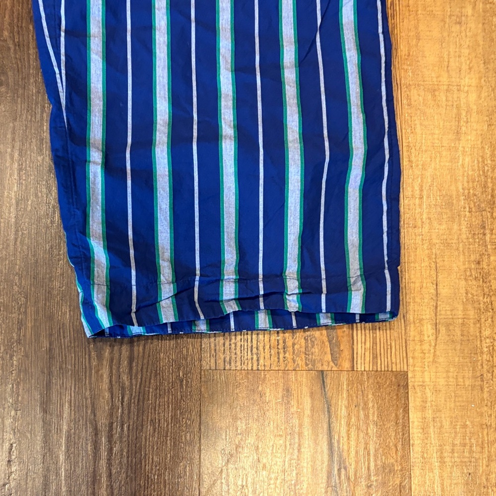 Blue Striped Anthropologie PJ bottoms - Picture 6 of 9
